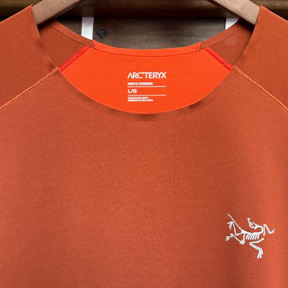 Arc'teryx Men's Short Sleeve Tee - Red and Orange - Picture 2 of 5